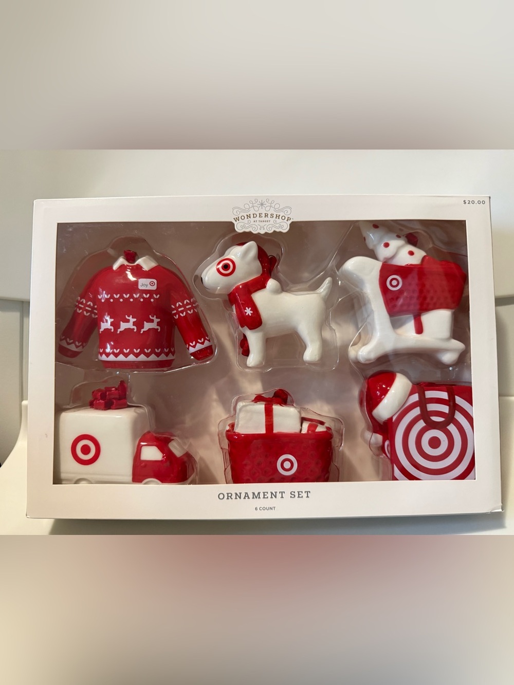 UNOPENED Target Wondershop Ornament Set